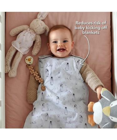Nuby Penguin Design 2.5 Tog Sleeping Bag | For Babies 6-18 Months | White - Buy Online on SooperMarket.com