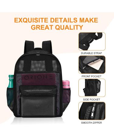 Heavy Mesh Beach Backpack with Padded Shoulder Strap - Ideal for Swimming, Diving & Outdoor Sports | Portable Oxygen Tank Carrier - Buy Online on SooperMarket.com