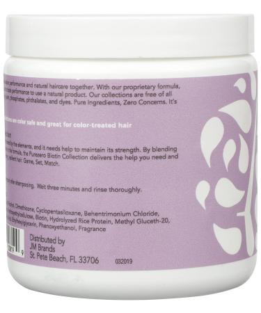 PUREZERO Biotin Strengthening Mask 8oz - Hair Repair and Strengthening Treatment - Buy Online on SooperMarket.com
