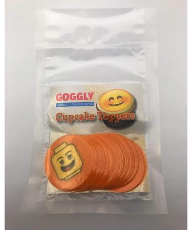 35 x Pre Cut Minifigure Faces Cake Cupcake Toppers/Decorations Edible Wafer Paper - Buy Online on SooperMarket.com
