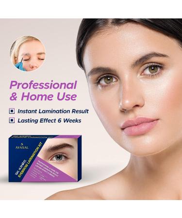 Professional Eyebrow Lamination Kit | DIY Brow Lift at Home | Instant Results | Fuller & Thicker Brows for 6 Weeks | Includes Brow Gel, Brush, and Micro Brushes - Buy Online on SooperMarket.com