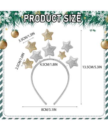 WLLHYF Glitter Star Headband - Birthday Hair Accessories for Women, Kids & Adults (1pcs-Gold) - Buy Online on SooperMarket.com