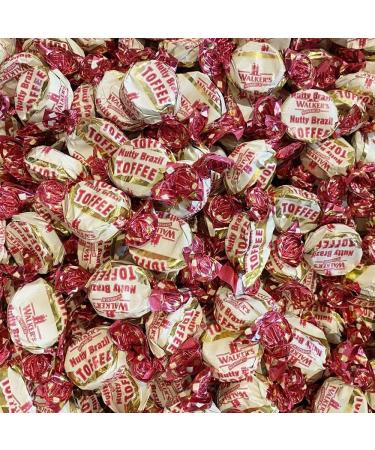 Personalized Customise with Your Own Message or Image 250g Jar of Walkers Individually Wrapped Nutty Brazil Toffees - Buy Online on SooperMarket.com