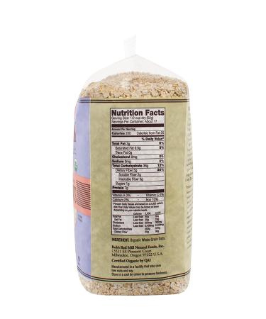 Bob's Red Mill Gluten Free Organic Quick Cooking Oats - 32 Oz | Healthy Breakfast Option - Buy Online on SooperMarket.com