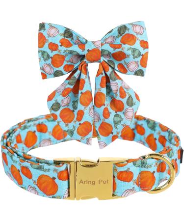Buy Cute Pumpkin Dog Collar for Halloween - Cotton Halsan for Small Medium & Large Dogs | Aring Pet - Buy Online on SooperMarket.com