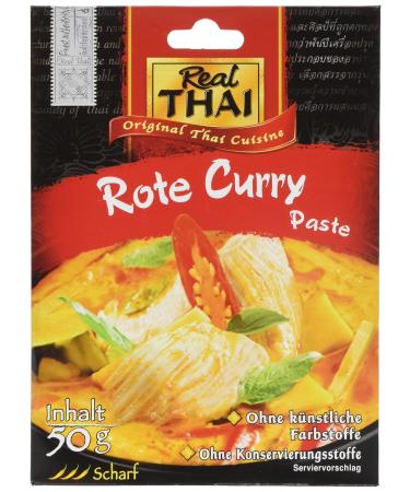 Real THAI Red Curry Paste (1 x 50 g) 1 50 g (1 pack)