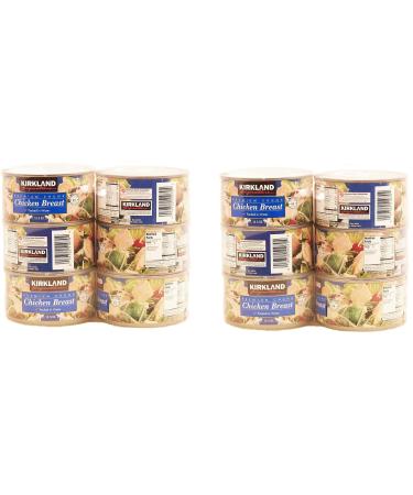 Kirkland Signature Premium Chunk Chicken Breast Packed in Water, 12.5 Ounce, 12 count 12.5 Ounce (Pack of 12)