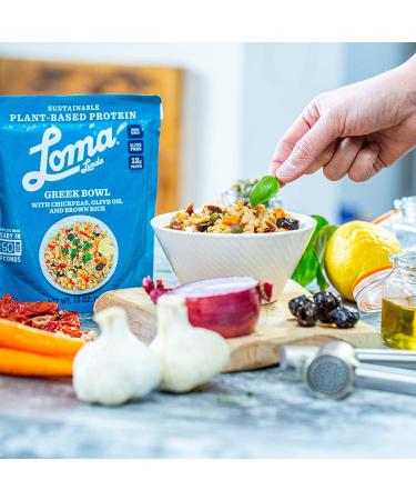 Loma Linda Plant-Based Greek Bowl Meal Packets (10 oz) - 6 Pack - Buy Online on SooperMarket.com