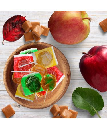 Caramel Apple Lollipops | Fall Themed Candy for Goodie Bags | Pack of 2 - Buy Online on SooperMarket.com