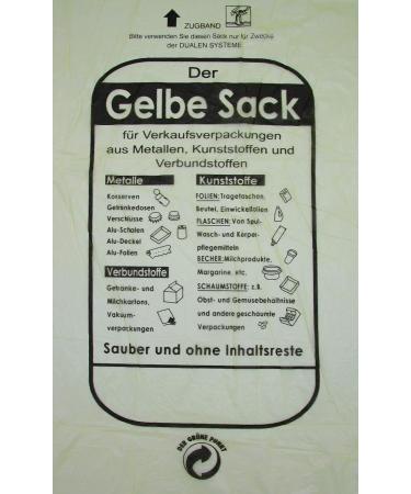 10 Rolls of Yellow Drawstring Bags - 90L Recyclable 15 - Pack of 10 for Convenient Waste Disposal - Buy Online on SooperMarket.com