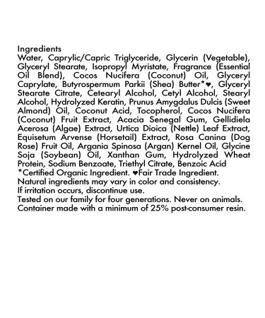 SheaMoisture 100% Virgin Coconut Oil Leave-in Conditioner 8 oz - Silicone Free Treatment for All Hair Types - Buy Online on SooperMarket.com