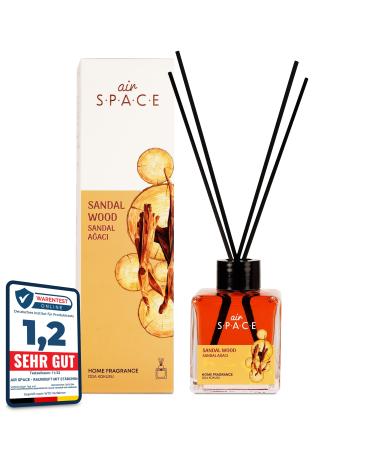 Air Space Fragrance Sticks - Room Fragrance with Sticks - Room Freshener - Fresh - Fruity - Floral (Sandal Wood) Sandalwood
