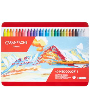 Caran dAche Neocolor Pastels (40 Colors) Multicolour  Multicolour