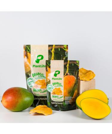PlantLife Organic Dried Mango 600g Raw Sun-Dried Natural and Untreated Mango Slices - Buy Online on SooperMarket.com