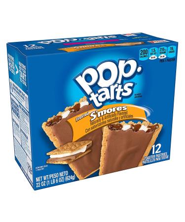 Kellogg's Pop-Tarts Frosted S'mores Toaster Pastries - Fun Breakfast for Kids (12 Count)