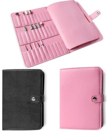 Nail Drill Bit Holder Organizer 33 Holes Nail Drill Bit Holder Wallet Storage Bag for Manicure Tools Efile Nail Grinding Bits Display Portable for Travel or Home (HJ-ZP013-Black) - Buy Online on SooperMarket.com