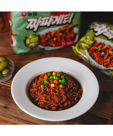 Nongshim Shin Chapaghetti 140g (Pack of 5) | Instant Korean Noodles Food - Buy Online on SooperMarket.com