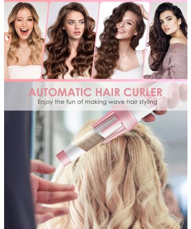 Automatic Curling Iron - NOVUS 1.25 Inch Dual Voltage Rotating Hair Curler with Adjustable Temperature Speed & Time Reminder - Perfect for International Shipping - Buy Online on SooperMarket.com