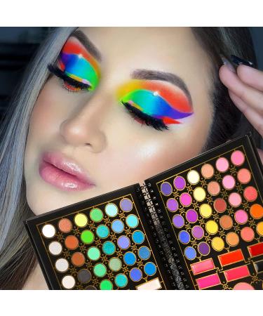 DE LANCI Makeup Palette for Teens - 78 Color Eyeshadow Kit | Perfect Gift Set for Teen Girls & Beginners - Buy Online on SooperMarket.com