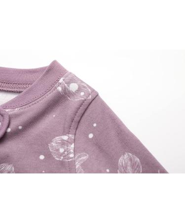Owlivia Organic Cotton Baby Romper | Zip Up Footless Sleep N Play | Long Sleeve Pyjama (Size Newborn-24 Months) Feather 18-24 Months - Buy Online on SooperMarket.com