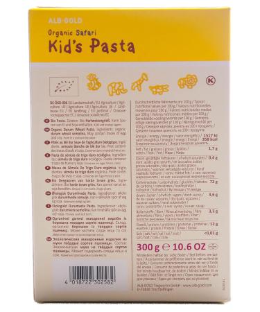 Buy Kids Pasta Safari Bio - Organic 300g | International Shipping Available - Buy Online on SooperMarket.com