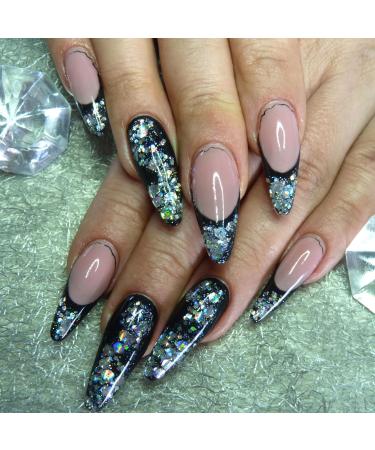 UV Gel Crystal Crush - Silver Crystal Crush 5ml | Top Quality Nail Art Gel for Stunning Manicures - Buy Online on SooperMarket.com