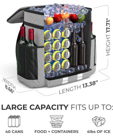 Everlasting Comfort 54 Can Backpack Cooler - Insulated Leak Proof Beach Cooler Bag for Picnics, Camping, and Beach - Ultimate Outdoor Companion - Buy Online on SooperMarket.com