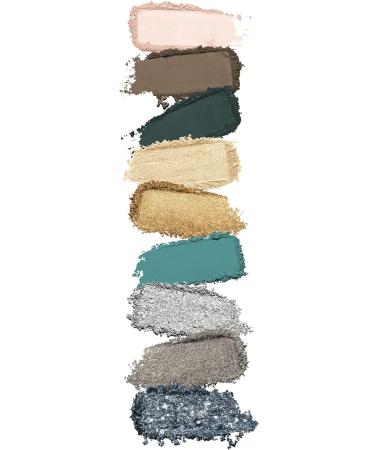 KIKO Milano Glamour Multi Finish Eyeshadow Palette 06 - Green Vibes | 9 Shades in Various Finishes - Buy Online on SooperMarket.com
