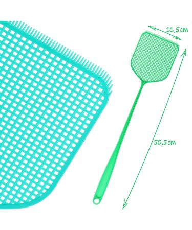 Buy COM-FOUR 8x Fly Clapping - Colorful Plastic Insect Protection 50cm | Light & Flexible Mosquito Protection - 08 Pieces - Buy Online on SooperMarket.com