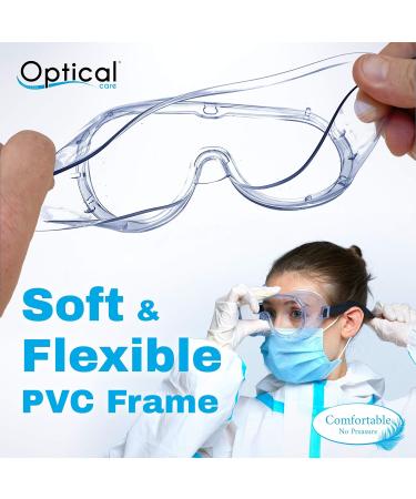 FDA Registered Medical Safety Goggles - Anti-Fog, Splash Proof Eye Protection for Labs and Nurses - Buy Online on SooperMarket.com