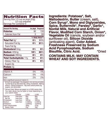 Betty Crocker Homestyle Butter and Herb Potatoes  4.7 oz (Pack of 7) Butter & Herb - Buy Online on SooperMarket.com