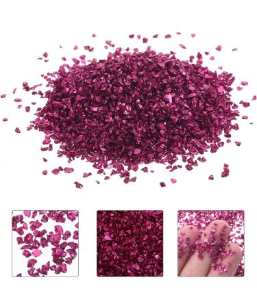 FRCOLOR 1 Glass Chip Nail Filler Crushed Glass for Crafts Ornament Crafts Crushed Irregular Glass Irregular Glass Epoxy Fillers Rhinestone for Nails Diy Epoxy Fillers Bulk Nail Stone 3d 0.5X0.3cm Rosy - Buy Online on SooperMarket.com