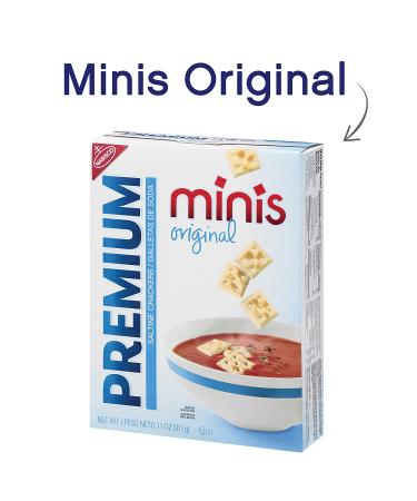 Premium Original Mini Saltine Crackers 11 oz - Savory Snack Essential - Buy Online on SooperMarket.com