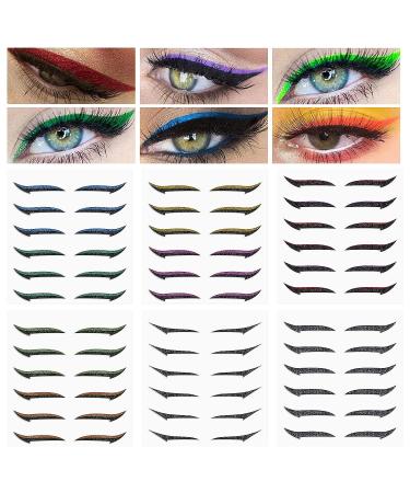 Cat Eye Makeup Double Eyelid Sticker: 36 Reusable Eyeliner and Lash Enhancer Stickers - Buy Online on SooperMarket.com