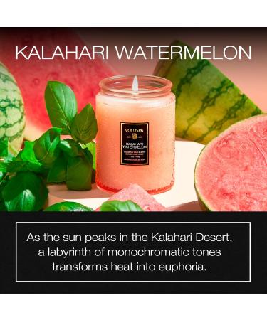 Voluspa Kalahari Watermelon Candle - 5.5 oz Clean Burning Coconut Wax 50 Hour Burn Time All Natural Wicks | Buy Internationally - Buy Online on SooperMarket.com