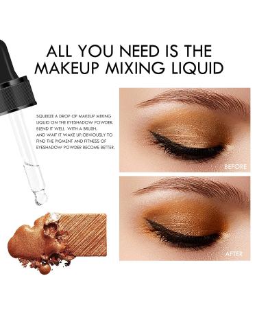 FREEORR 2 Pcs Makeup Mixing Liquid - Eyeliner & Makeup Pigment Enhancer 10ml - Waterproof & Smudgeproof Formula - Pack of 2 - Buy Online on SooperMarket.com