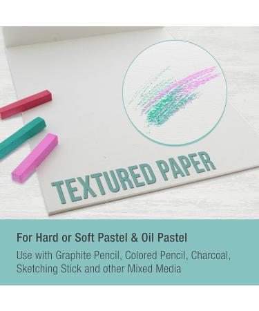 U.S. Art Supply 9x12 Premium Pastel Paper Pad - 16-Sheets, Pack of 2 Pads - Buy Online on SooperMarket.com