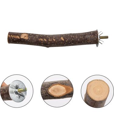 5PCS Natural Wood Bird Perches for Parrot - Wooden Stand Branches for Small Birds - Cage Accessories for Parakeet, Budgies, Cockatiels, Conure, Lovebirds - Buy Online on SooperMarket.com