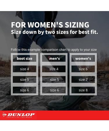 Dunlop D76093308 Purfort+ Lightweight Boots - Men Size 8/Women Size 10 - Dark Green | Premium Insole for Foot Fatigue Relief and Ease of Movement - Buy Online on SooperMarket.com
