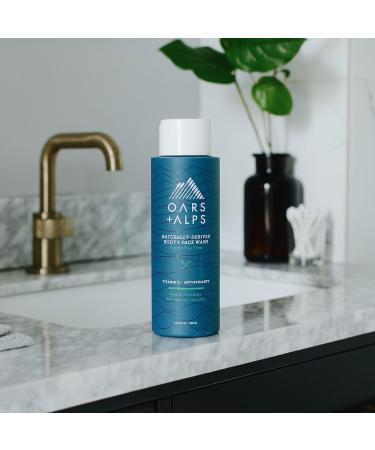 Oars + Alps Men's Moisturizing Body and Face Wash with Vitamin E and Antioxidants - Sulfate-Free Alpine Tea Tree Formula (2 Pack) - Buy Online on SooperMarket.com
