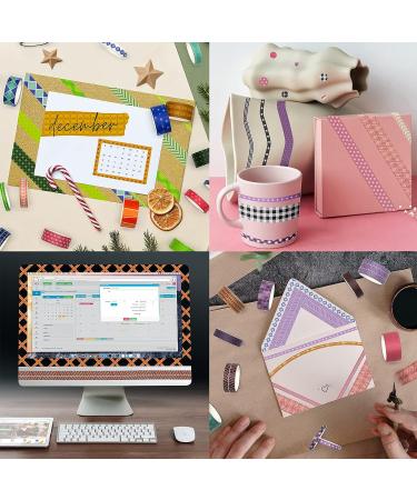 KOVANO Washi Tape Set - 60 Rolls Decorative Masking Tape for DIY Crafts & Scrapbooking - 328yd Total - Ideal for Bullet Journals, Gift Wrapping, Party Decor & Planners - Buy Online on SooperMarket.com
