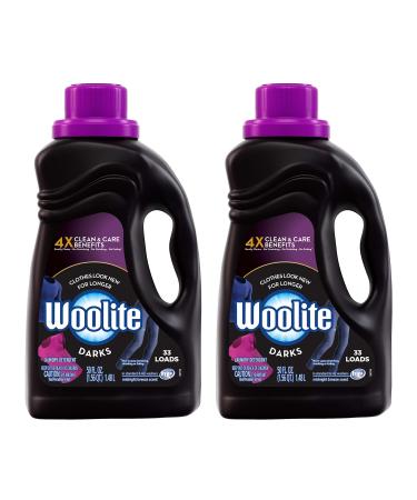 Woolite Dark Care Laundry Detergent Midnight Breeze Scent 50 oz/ 33 Loads *Packaging May Vary* (Pack of 2)