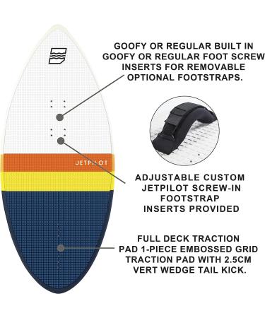 Jet Pilot Glass Slipper 52in Wake Surfboard - High Performance Water Sports Gear - Buy Online on SooperMarket.com