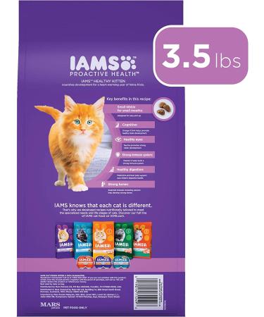 IAMS Proactive Health Kitten Dry Cat Food Chicken Recipe 3.5 lb - Pack of 1 - Buy Online on SooperMarket.com