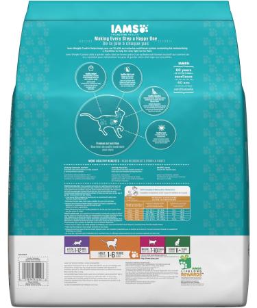 Iams Proactive Health Adult Weight Control Premium Cat Nutrition 9.8 Pound 9.8-Pound - Buy Online on SooperMarket.com