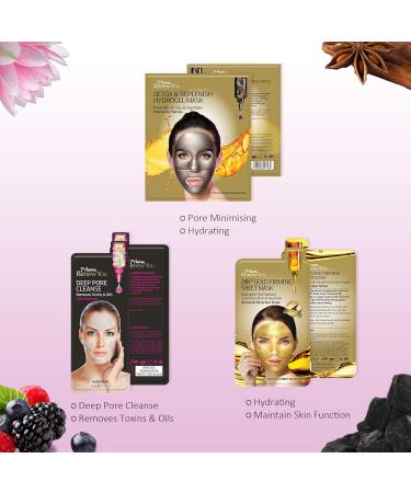 7th Heaven 'Complete Beauty Bag Pamper Gift Set 20 Skincare Face Masks to Cleanse and Moisturise Skin and Volumise Hair - Buy Online on SooperMarket.com
