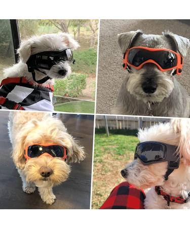 Petleso Dog Glasses for Medium Breeds - UV Protection Windproof Pet Sunglasses with Adjustable Straps for Outdoor Activities - Buy Online on SooperMarket.com