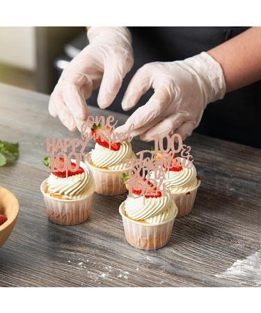 24 Pack Straight Outta 1924 Cupcake Toppers Happy 100th Birthday One-hundred Awesome Since 1924 Cupcake Picks 100 Fabulous Cake Decorations for 100th Birthday Anniversary Party Rosegold 100th Rose Gold - Buy Online on SooperMarket.com