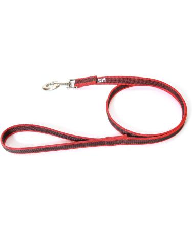 IDC Color & Gray Rubberized Leash - 20mm x 1m with Loop - Red-Grey | Durable International Shipping - Buy Online on SooperMarket.com