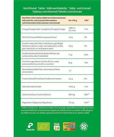 PlantLife White Organic Mulberries 1kg Raw Sun-Dried Unsweetened and Unsulphured 100% Recyclable - Buy Online on SooperMarket.com